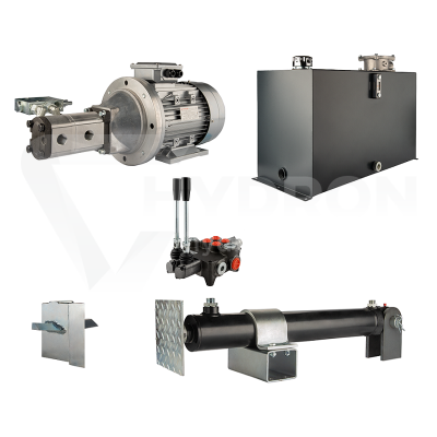 Przejdź do produktu Hydraulika do łuparki do drewna moc łupania: 14 ton czas cyklu łupania: 12-16 sekund. Siłownik pompa silnik zbiornik 100 litrów rozdzielacz 2 sekcyjny