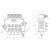 Rozdzielacz hydrauliczny 4 sekcyjny 80 l/min 4P80A1A1A1A1GKZ1 sterowany dźwigniami