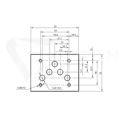 Elektrozawór 2-pozycyjny Cetop 5 NG10 (Y) 230V