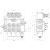 Rozdzielacz hydrauliczny 3 sekcyjny 40 l/min 3P40 z przyłączami 18/18 Hydrolider