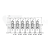 Rozdzielacz hydrauliczny 6 sekcyjny 40 l/min 6P40A1A1A1A1A1A1A1GKZ1 sterowany dźwigniami
