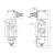 Rozdzielacz hydrauliczny 6 sekcyjny 40 l/min 6P40A1A1A1A1A1A1A1GKZ1 sterowany dźwigniami