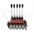 Rozdzielacz hydrauliczny 5 sekcyjny 40 l/min 05P40A1A1A1A1A1GKZ1 sterowany dźwigniami Hydrolider