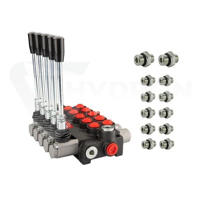 Przejdź do produktu Rozdzielacz hydrauliczny 5 sekcyjny 30 l/min 05P40A1A1A1A1A1GKZ1 z przyłączami 18/16 Hydrolider