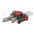 Rozdzielacz hydrauliczny 2 sekcyjny 40 l/min Hydrolider z sekcją pływającą sterowany linkami lub dźwigniami
