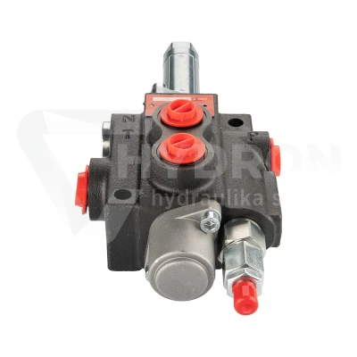 Rozdzielacz hydrauliczny 1 sekcyjny 40L Hydrolider sterowany linkami z suwakiem z zatrzaskiem