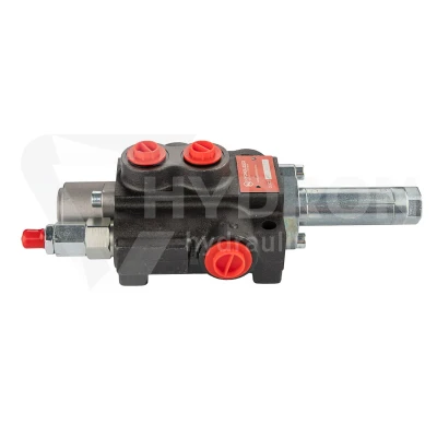Rozdzielacz hydrauliczny 1 sekcyjny 40L Hydrolider sterowany linkami z suwakiem z zatrzaskiem