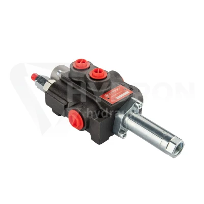 Rozdzielacz hydrauliczny 1 sekcyjny 40L Hydrolider sterowany linkami z suwakiem z zatrzaskiem