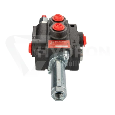 Rozdzielacz hydrauliczny 1 sekcyjny 40L Hydrolider sterowany linkami z suwakiem z zatrzaskiem