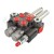 Rozdzielacz hydrauliczny 2 sekcyjny 40L Hydrolider sterowany linkami