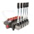 Rozdzielacz hydrauliczny 5 sekcyjny 80 l/min 5P80A1A1A1A1A1GKZ1 sterowany dźwigniami