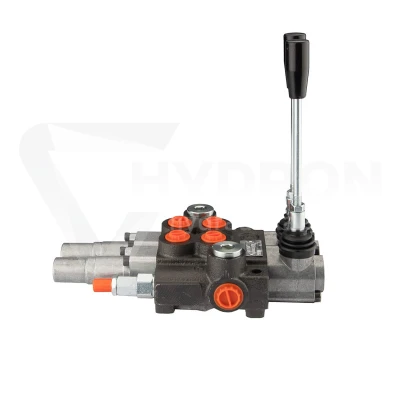 Rozdzielacz hydrauliczny 2 sekcyjny 40L z dwoma sekcjami pływającymi na zatrzasku
