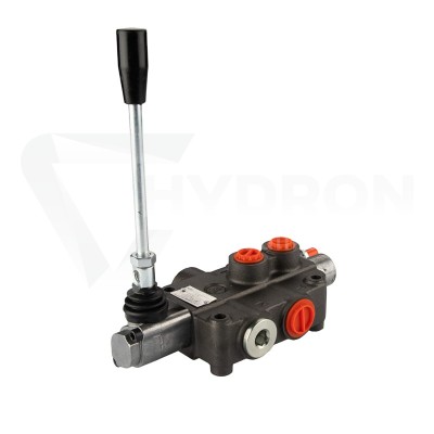 Przejdź do produktu Rozdzielacz hydrauliczny 1 sekcyjny 80l/min z dźwignią na sprężynie z automat. pozycjonowaniem do pozycji 0 z suwakiem do sterowania silnikiem hydraulicznym