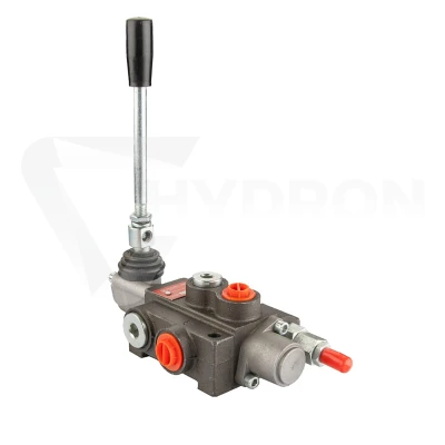 Rozdzielacz hydrauliczny 1 sekcyjny 40L z sekcją nurnikową z zatrzaskiem Hydrolider