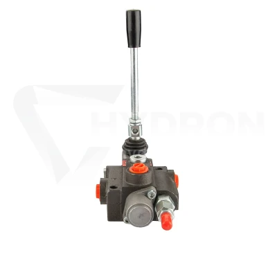 Rozdzielacz hydrauliczny 1 sekcyjny 40L z sekcją nurnikową z zatrzaskiem Hydrolider