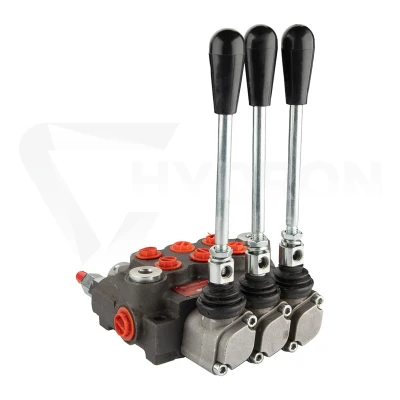 Rozdzielacz hydrauliczny 3 sekcyjny 40L dwie sekcje z zatrzaskiem Hydrolider