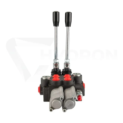 Rozdzielacz hydrauliczny 2 sekcyjny 40L z dwoma sekcjami pływającymi na zatrzasku Hydrolider