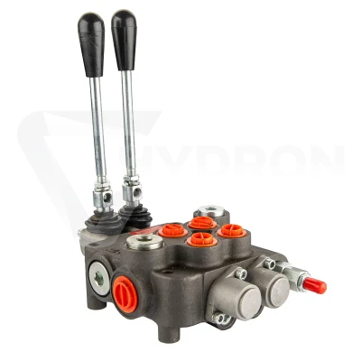 Rozdzielacz hydrauliczny 2 sekcyjny 80L dwie sekcje z zatrzaskiem Hydrolider