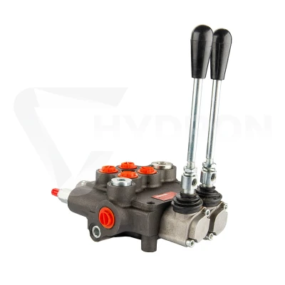 Rozdzielacz hydrauliczny 2 sekcyjny 80L dwie sekcje z zatrzaskiem Hydrolider