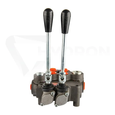 Rozdzielacz hydrauliczny 2 sekcyjny 80L dwie sekcje z zatrzaskiem Hydrolider
