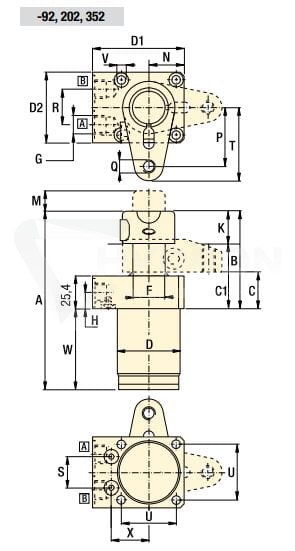 Siłownik hydrauliczny SULD92 ENERPAC