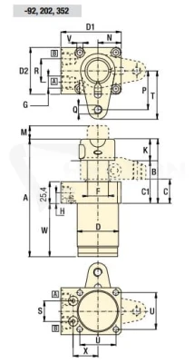Siłownik hydrauliczny SULD92 ENERPAC