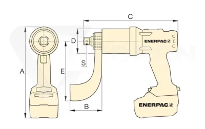 Akumulatorowy klucz dynamometryczny BTW500E Enerpa
