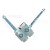 Zawór kulowy dwudrożny BKH BSP DN06 1/4" 500bar - paczka 10szt