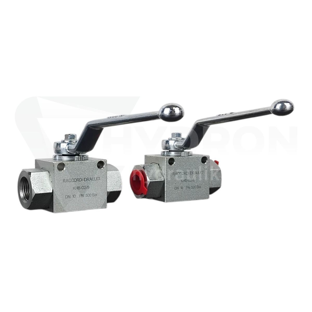 Zawór kulowy dwudrożny BKH BSP DN10 3/8" 500bar paczka 10szt