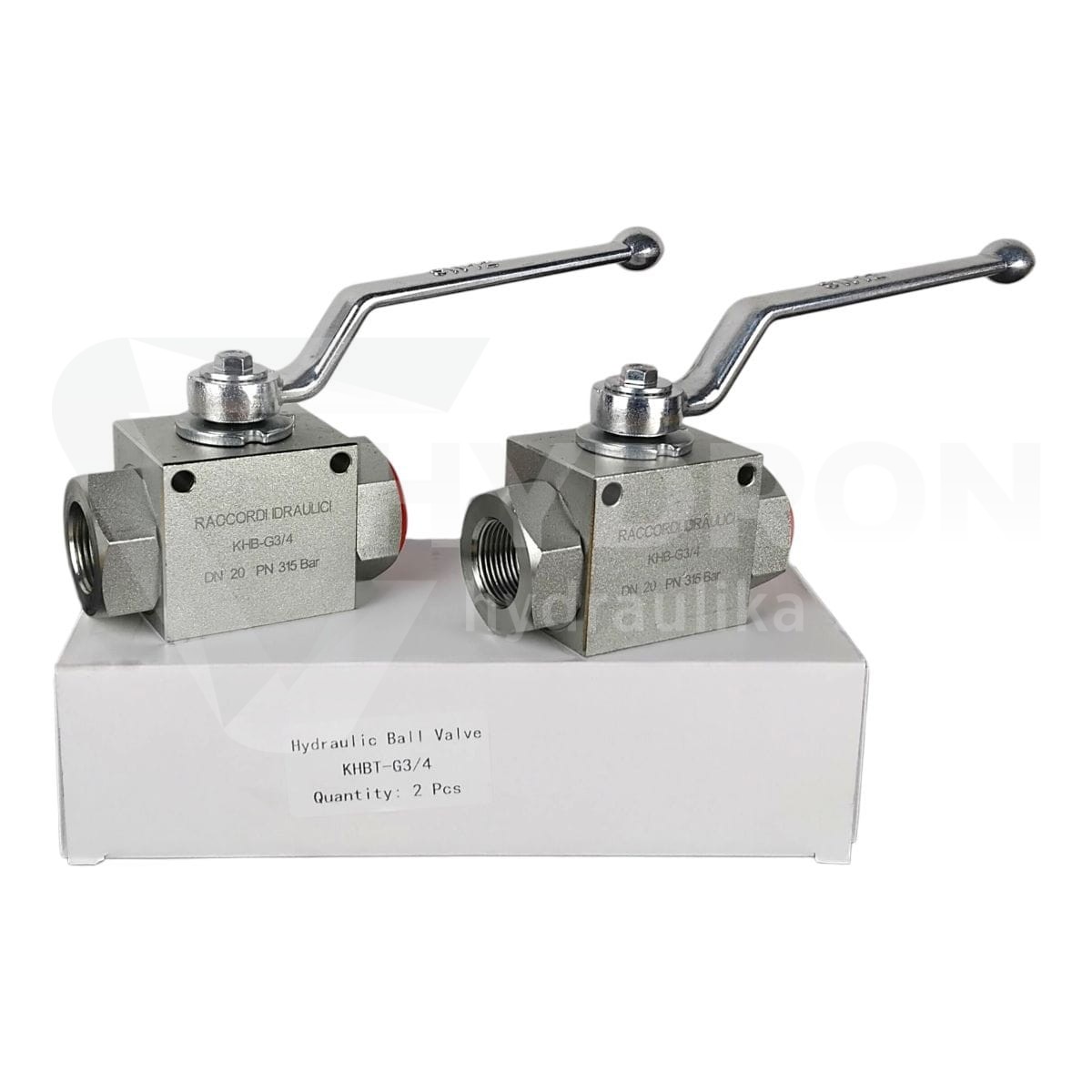 Zawór kulowy dwudrożny BKH BSP DN20 3/4" 500bar paczka 10szt