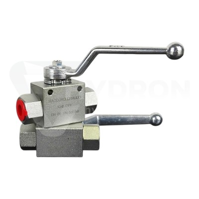 Przejdź do produktu Zawór kulowy dwudrożny BKH BSP DN25 1" 315bar paczka 10szt