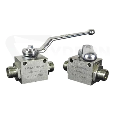 Zawór kulowy dwudrożny BKH M18X1,5" 500bar 12L GZ paczka 10szt