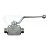 Zawór kulowy dwudrożny BKH M22X1,5" 500bar 15L GZ paczka 10szt