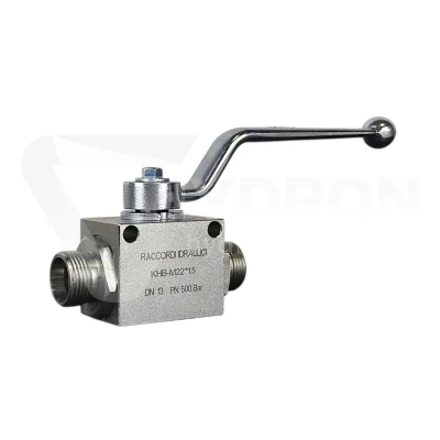 Zawór kulowy dwudrożny BKH M22X1,5" 500bar 15L GZ paczka 10szt
