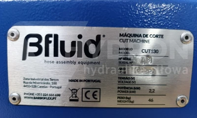 Przecinarka do węży CUT 130 Bfluid - powystawowa!