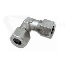 Dwuzłaczka kolankowa M10x1 6LL centralne smar
