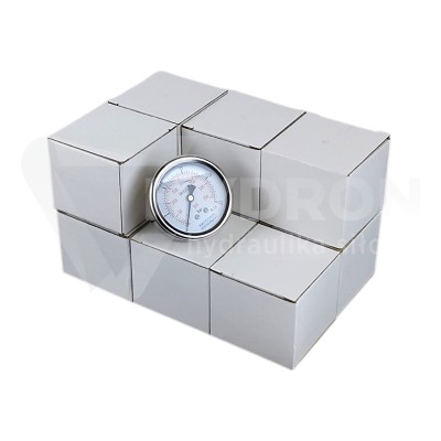 Przejdź do produktu Manometr tylny 40 bar MG3-63 gwint 1/4" paczka 10szt
