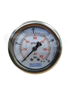 Manometr tylny 40 bar MG3-63 gwint 1/4" paczka 10szt