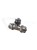 Trójnik skręcany wąż 6/4 mm metal