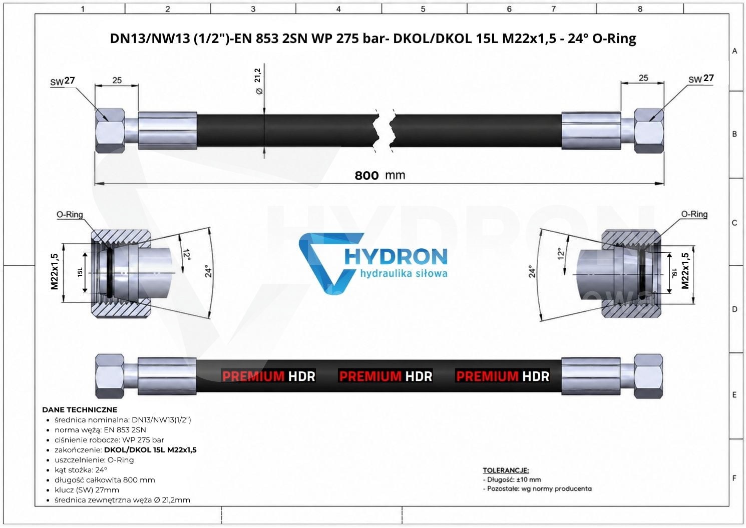 Przewód hydrauliczny wąż DN13 AA M22 0,8mb 275bar.jpg