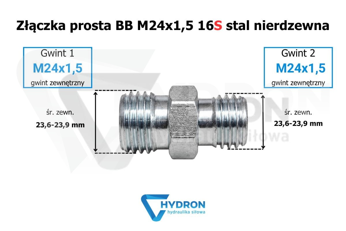 Złączka prosta BB M24x1-5 16S stal nierdzewna.jpg