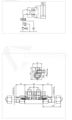 Zawór zwrotny sterowany dwustronny 1/2" 6 bar