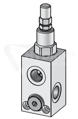Zawór przelewowy pojedyńczy 3/8" 10-180 bar