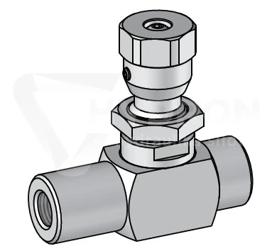 Zawór dławiąco-zwrotny 3/8" jednostronny 350 bar
