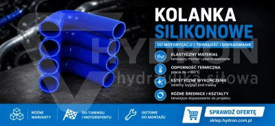 Kolano silikonowe 135° niebieskie fi76 150x150