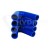 Kolano silikonowe 135° niebieskie fi57 150x150