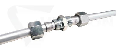 Złączka prosta BB M14X1,5 8l stal nierdzewna kpl