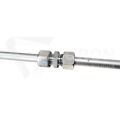 Złączka prosta BB M14X1,5 8l stal nierdzewna kpl