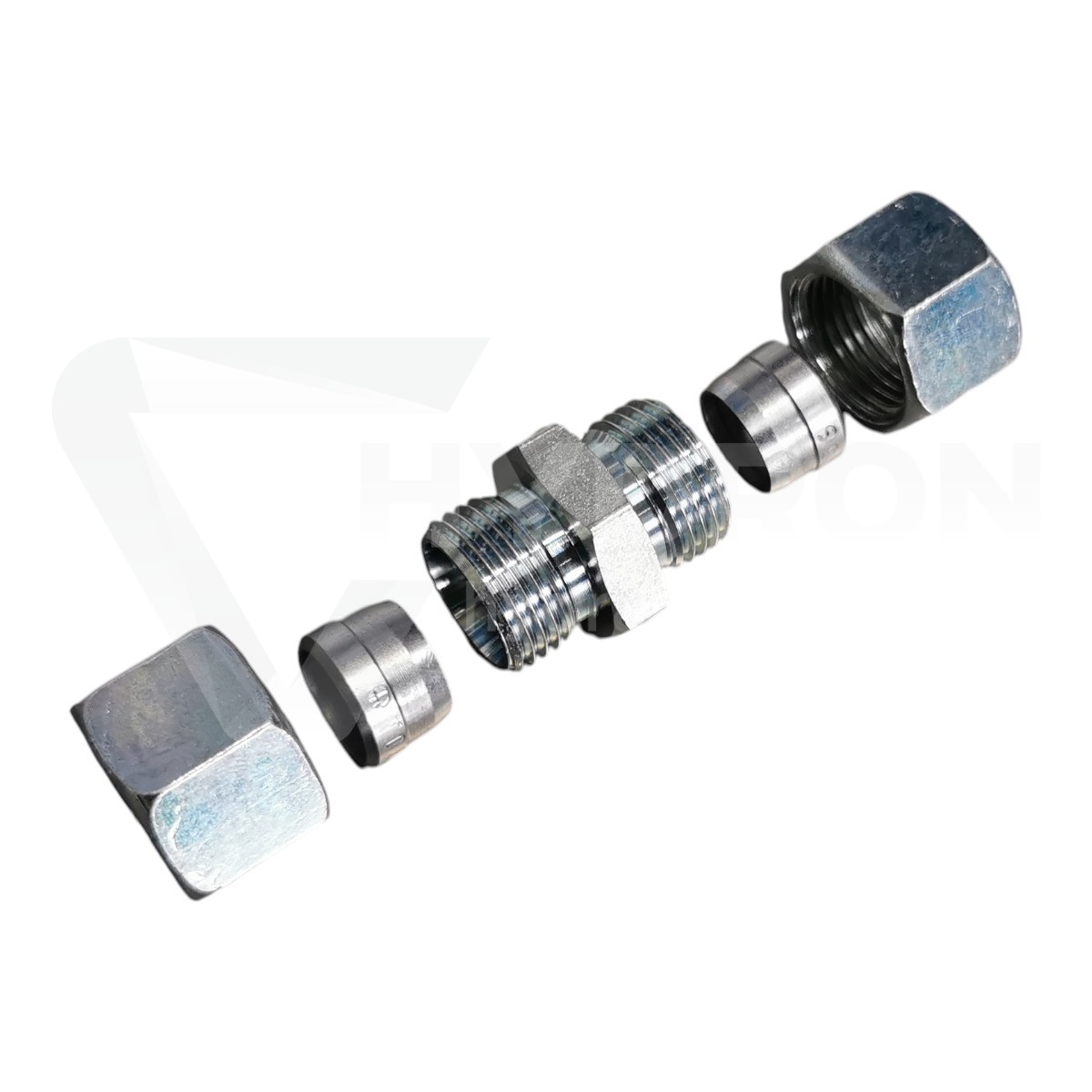 Złączka prosta BB M14X1,5 08L stal nierdzewna kpl