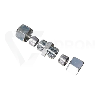 Złączka prosta BB M16X1,5 10L stal nierdzewna kpl